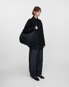 Sandqvist CURVE Large Half Moon Bag, Black