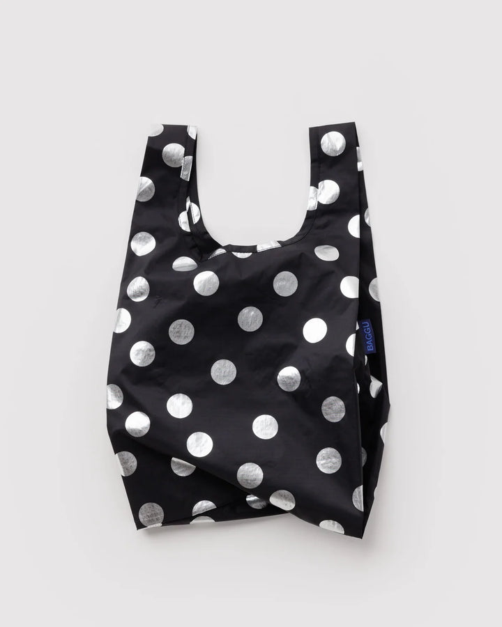 Baby BAGGU, Silver Metallic Polka Dot