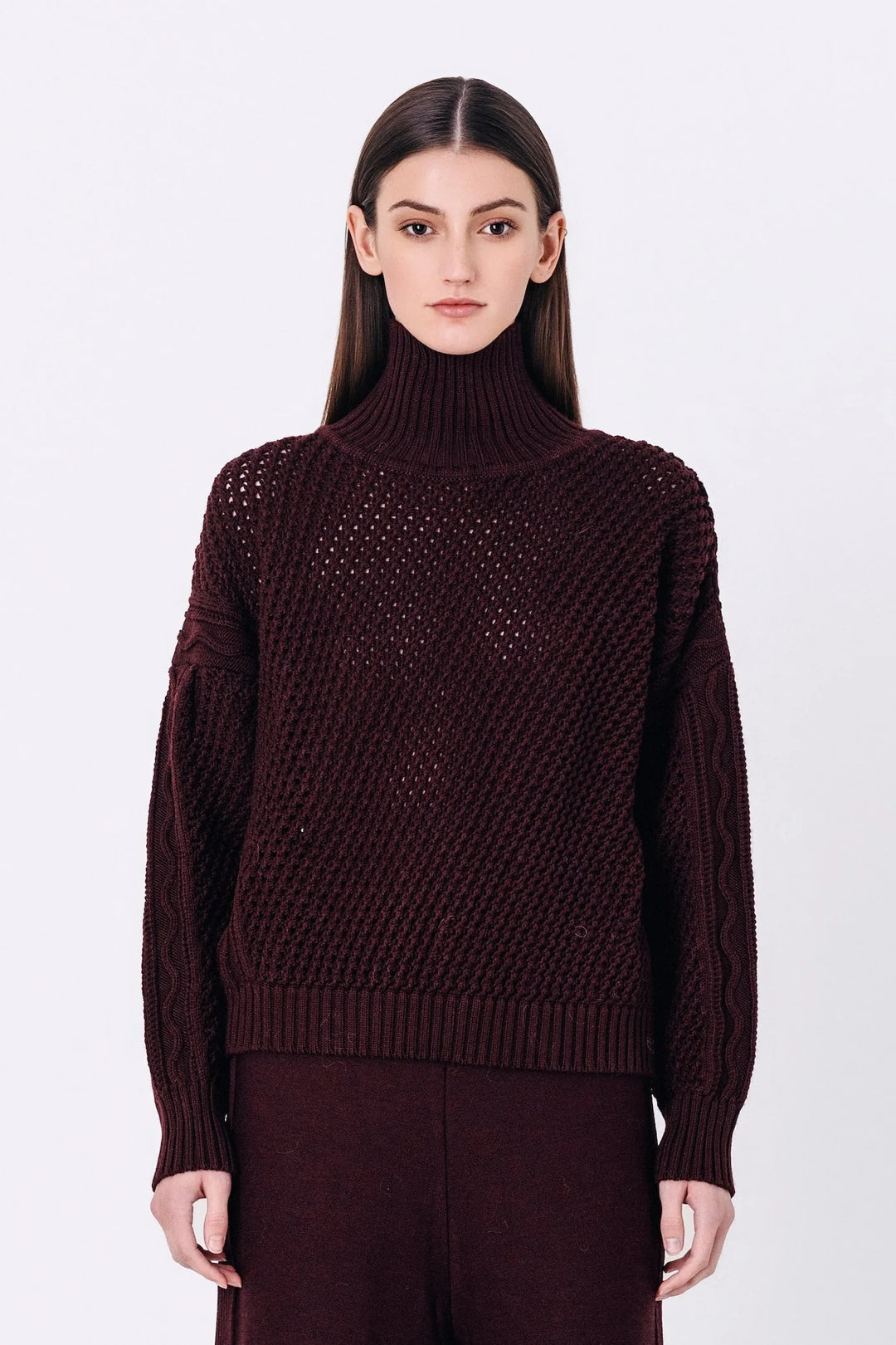 Magnea - NINA SWEATER / MOCHA