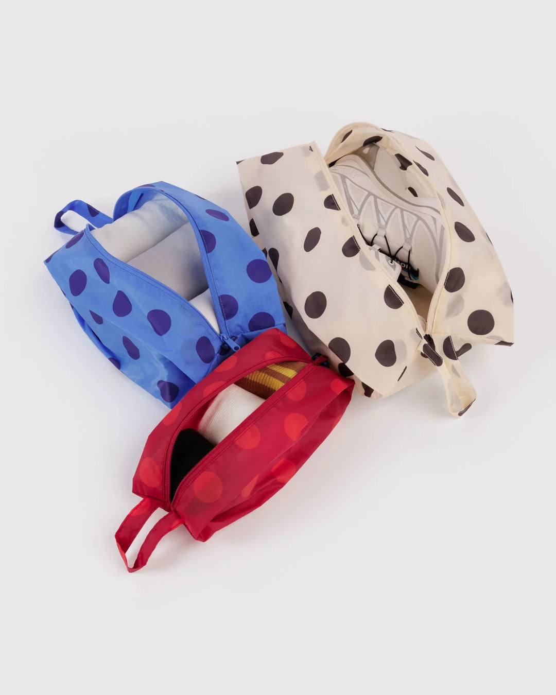 BAGGU 3D Zip Set, Polka Dot Mix