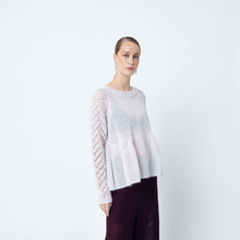Load image into Gallery viewer, Magnea - AGNES SWEATER / WHITE BERRY