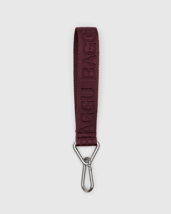 BAGGU Logo Keychain, Mahogany