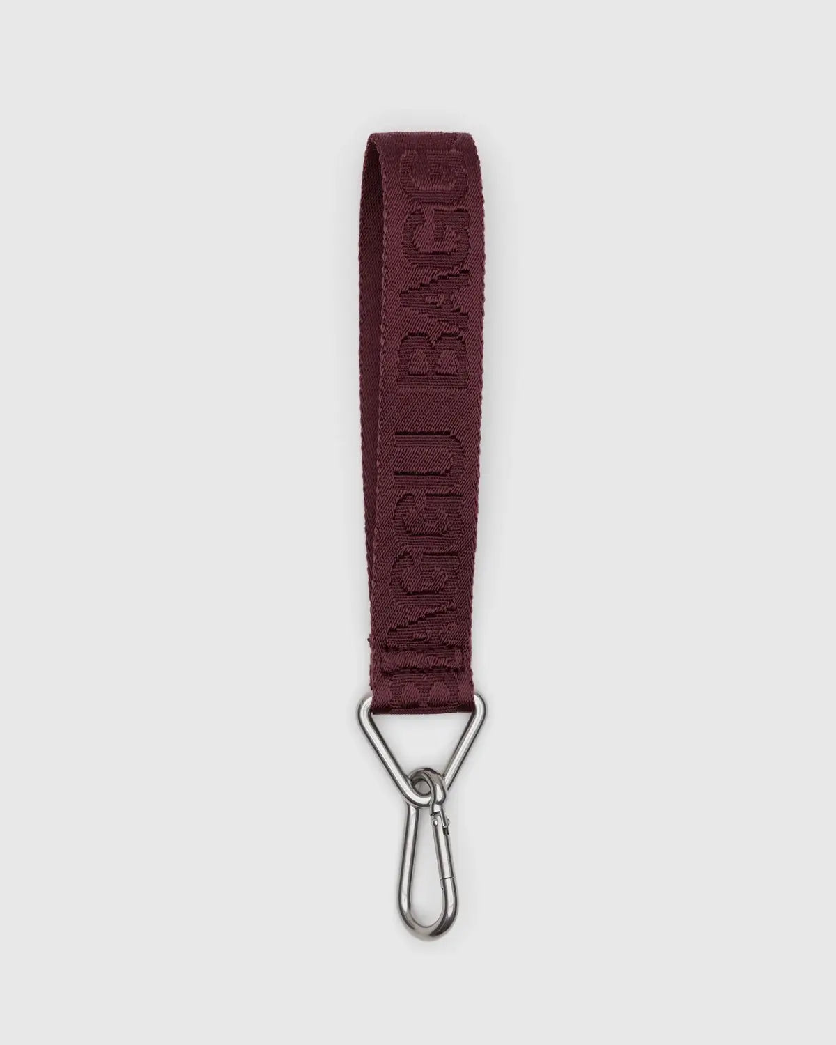BAGGU Logo Keychain, Mahogany