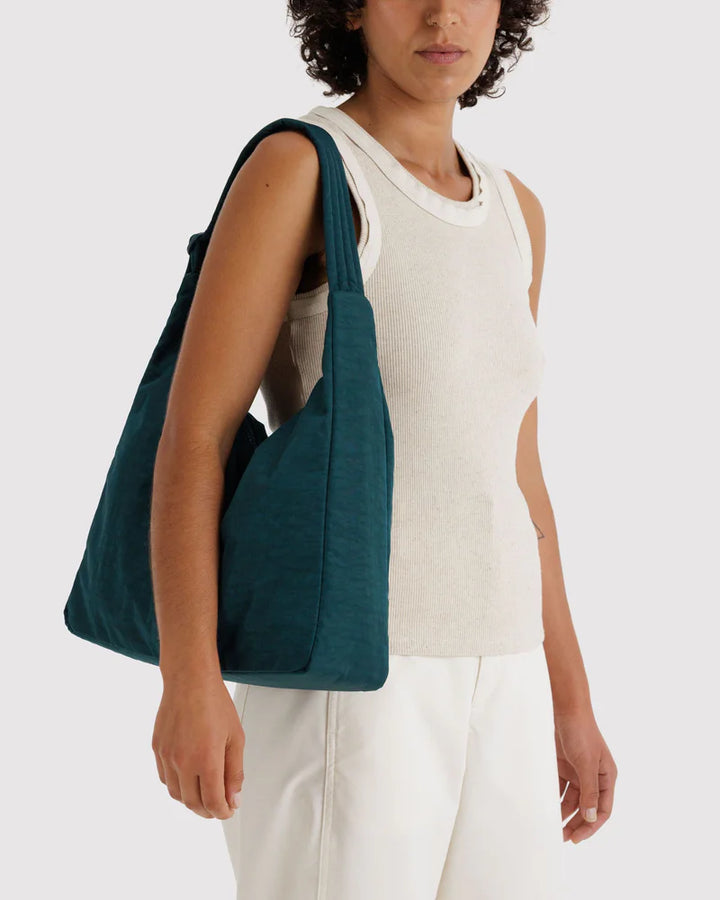 BAGGU Nylon Shoulder Bag, Deep Sea