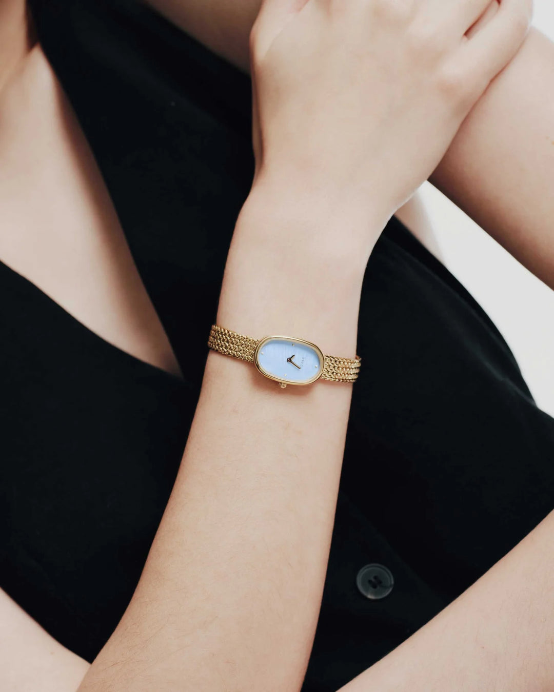 Breda - Jane Watch, Gold/Sky Small