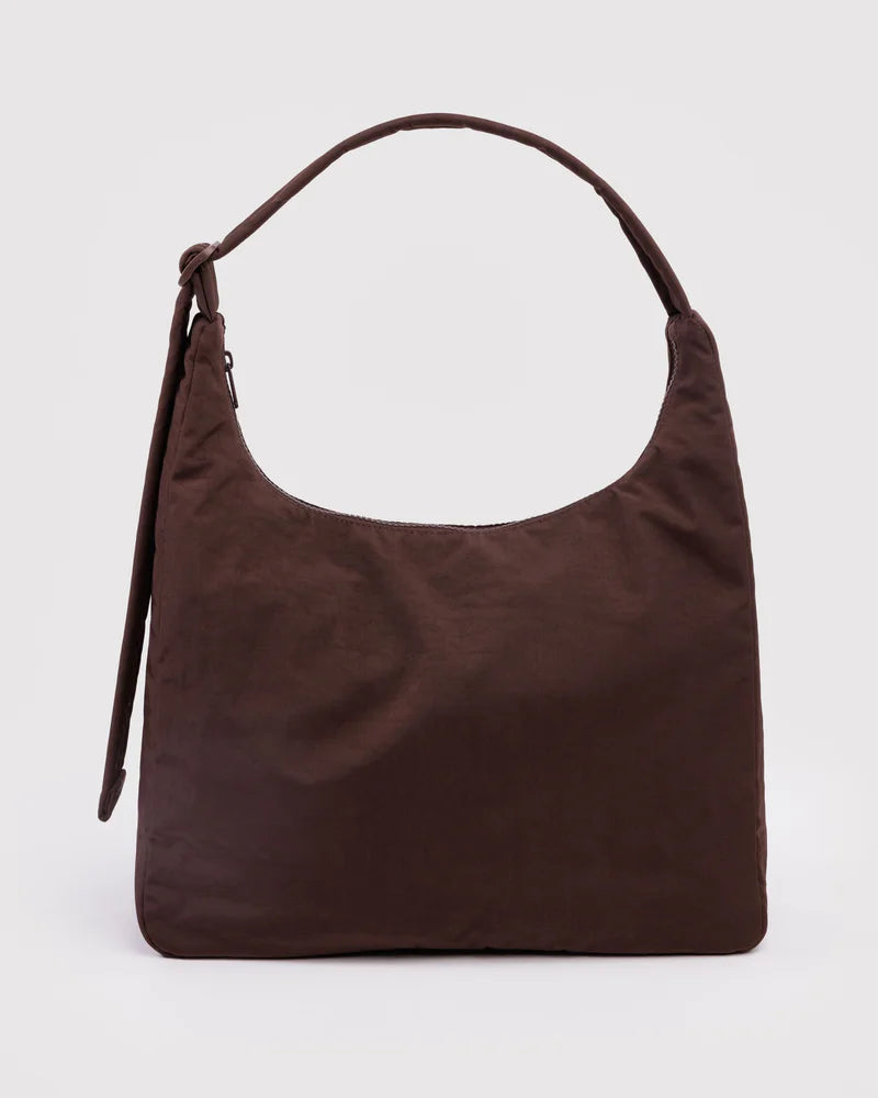 BAGGU Nylon Shoulder Bag, Coffee