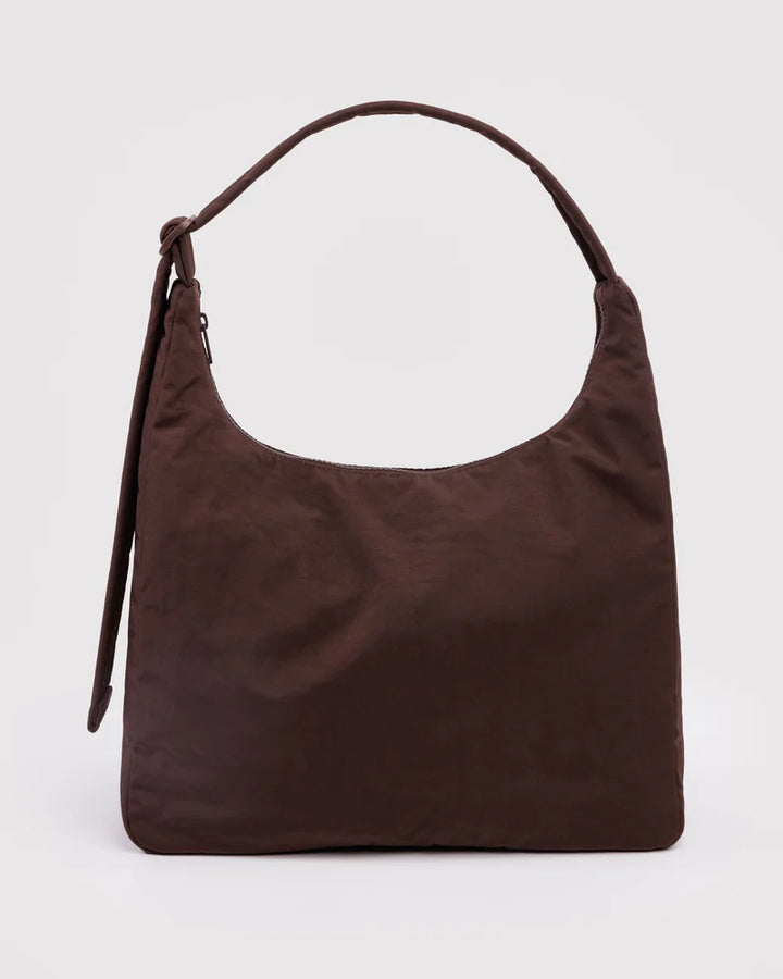 BAGGU Nylon Shoulder Bag, Coffee