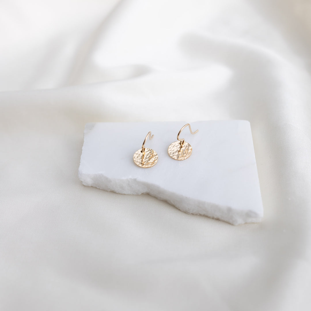 Coin Drop Earrings