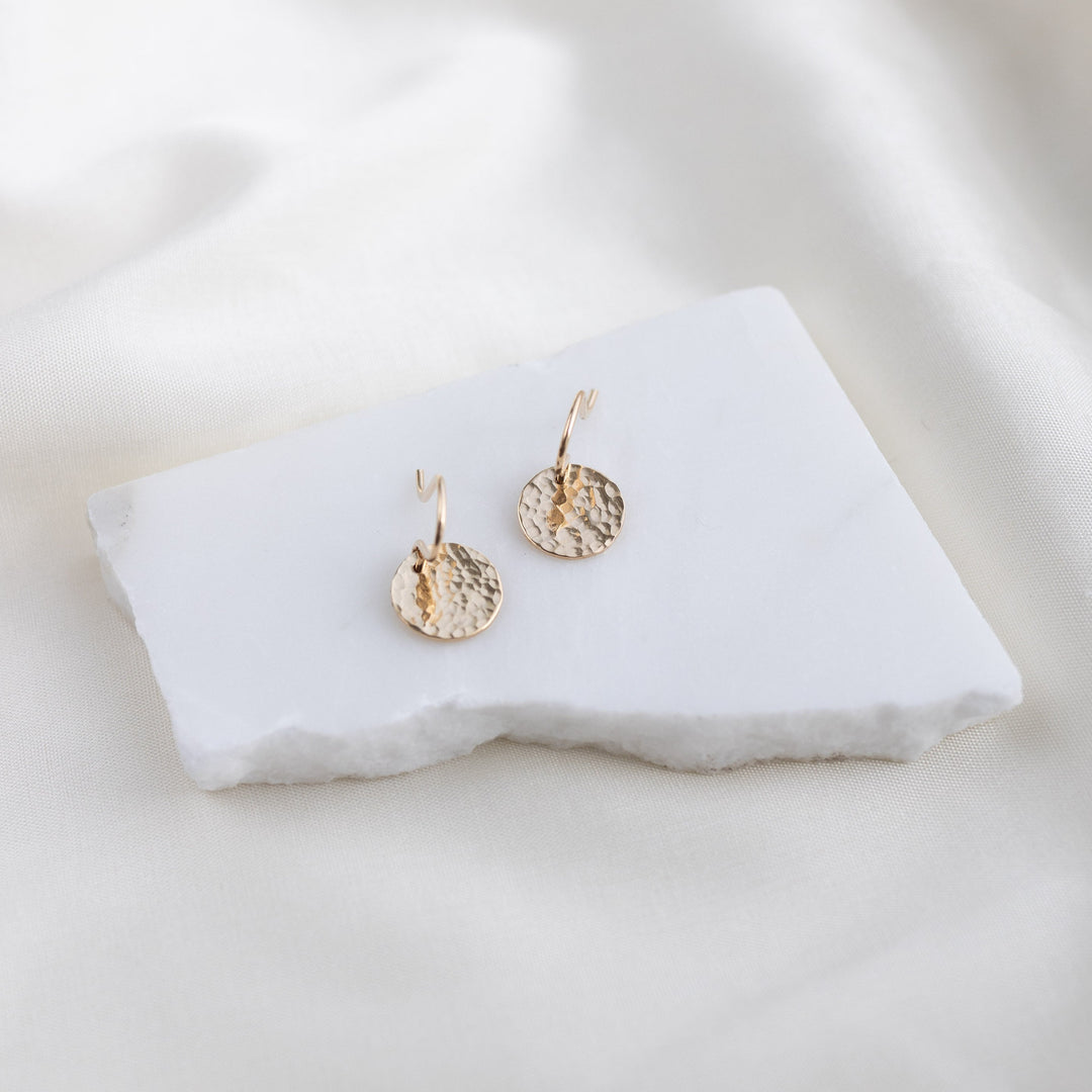 Coin Drop Earrings