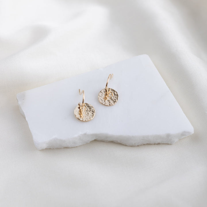 Coin Drop Earrings