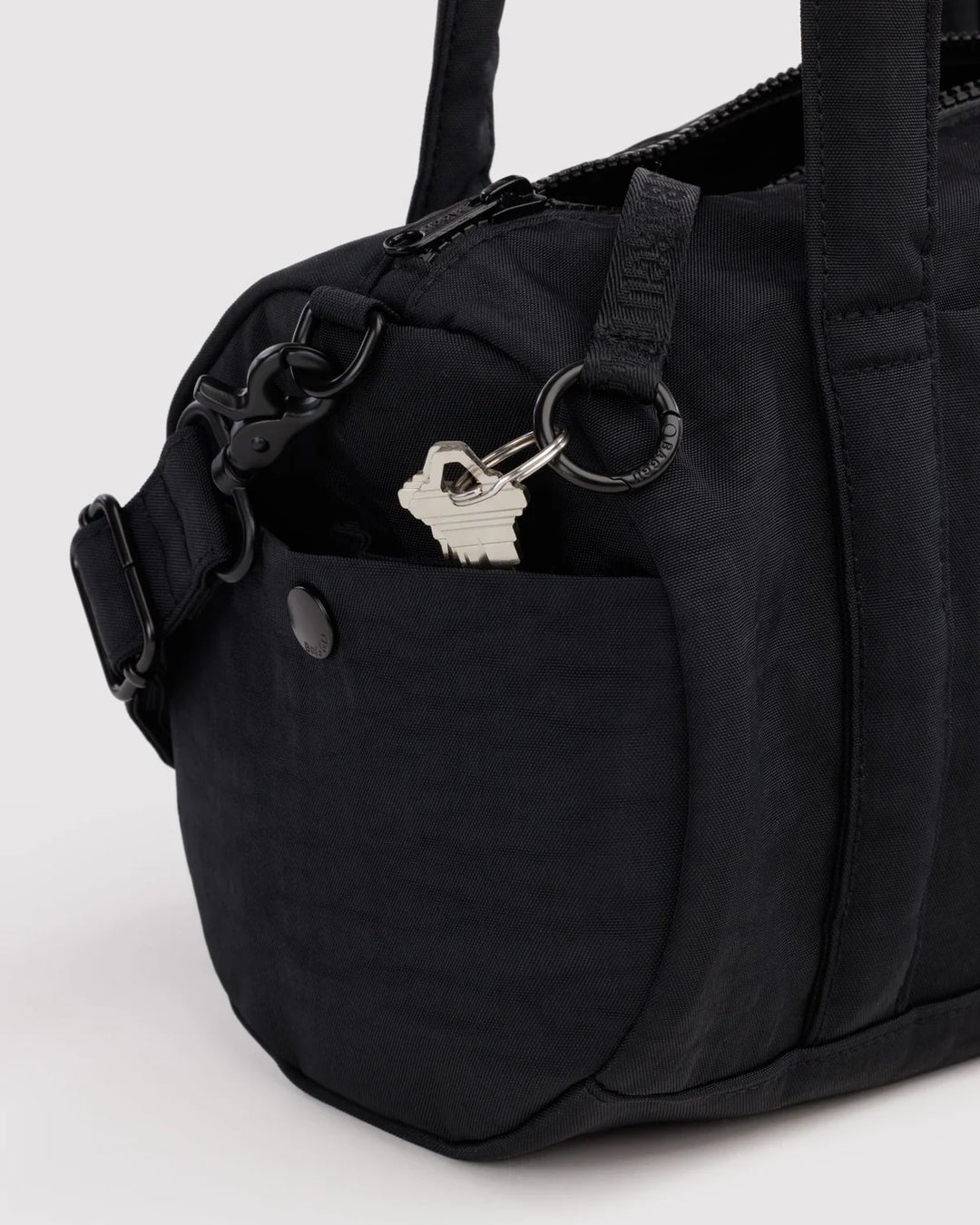 BAGGU Nylon Duffle Bag, Black
