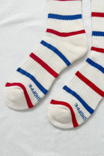 Hlaða mynd inn í gallerískoðara, Le Bon Shoppe Striped Boyfriend Socks