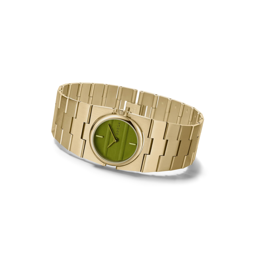 Breda - Sync Watch, Gold/Evergreen