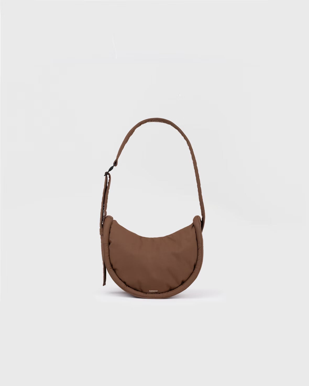 Sandqvist CURVE Half Moon Bag Mini, Taupe