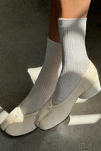 Load image into Gallery viewer, Glitter Socks, Ivory Gold