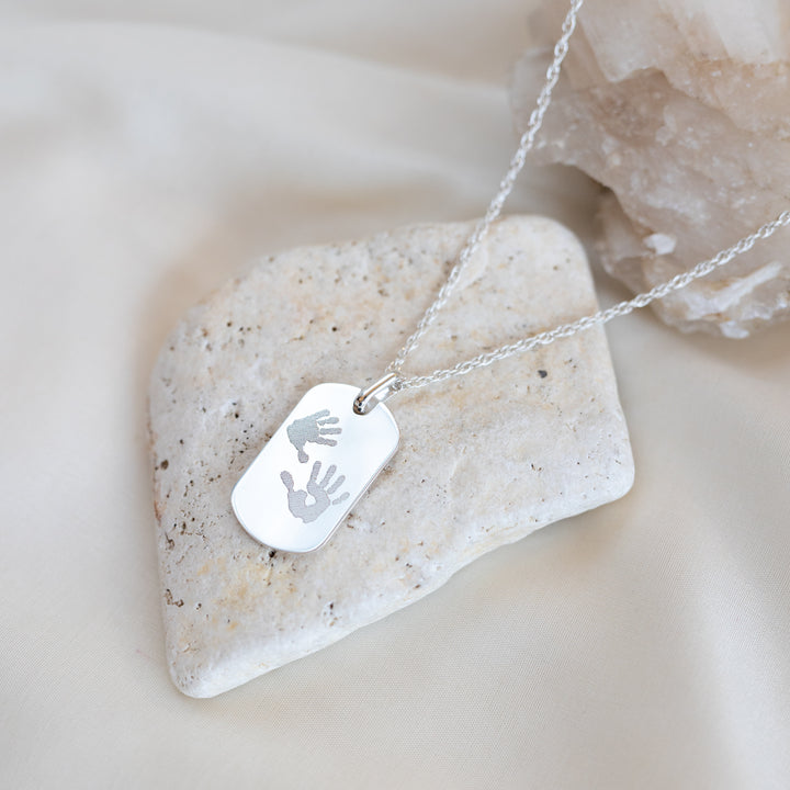 Engraved Dog Tag hálsmen