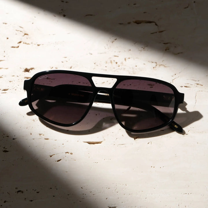 Brooklyn Sunglasses, Black/Taupe