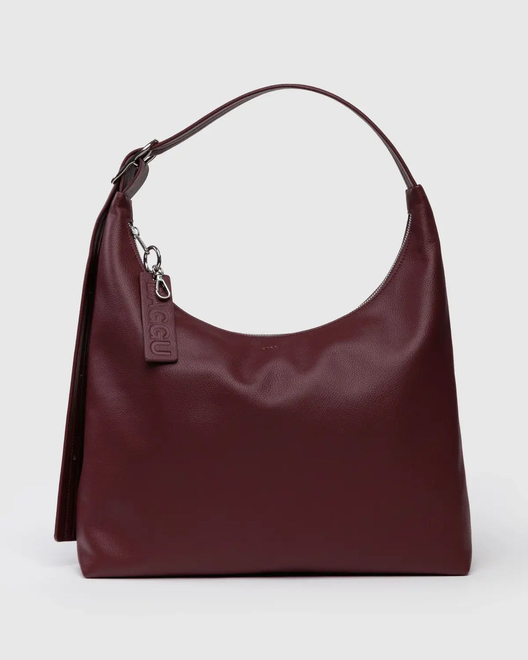 BAGGU Recycled Leather Bag, Mahogany