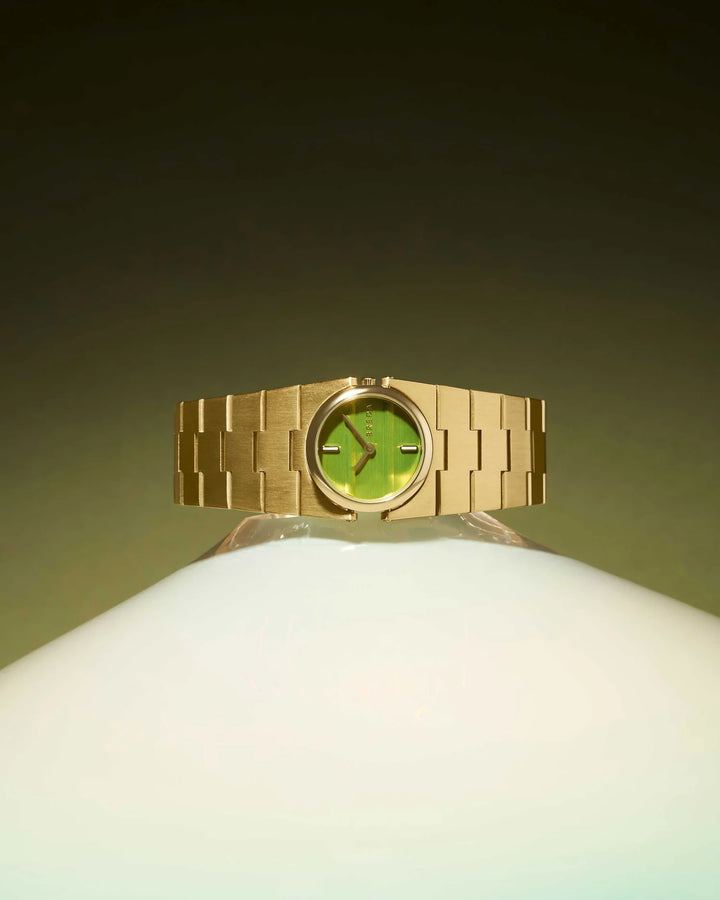 Breda - Sync Watch, Gold/Evergreen