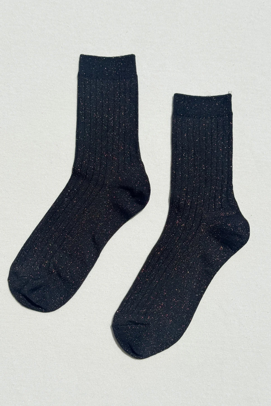 Glitter Socks, Copper Black