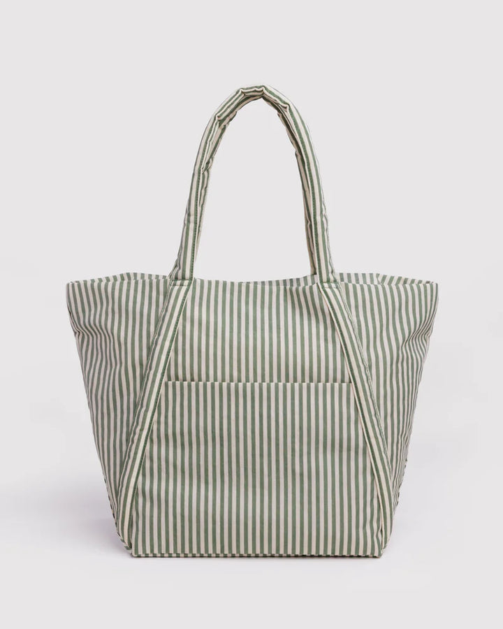 Cloud Bag, Sage Stripe