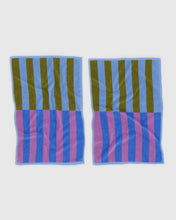 Load image into Gallery viewer, BAGGU Hand Towels, Set of 2 - Cabana Stripe Mix