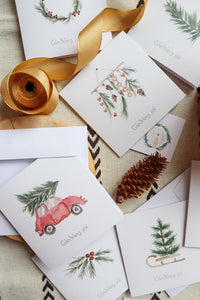 Watercolour Christmas Cards