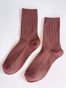 Glitter Socks, Bronze