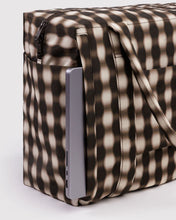 Load image into Gallery viewer, BAGGU Small Cloud Carry On, Blurred Gingham Brown