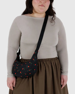 BAGGU Small Crescent Bag, Painted Wildflower