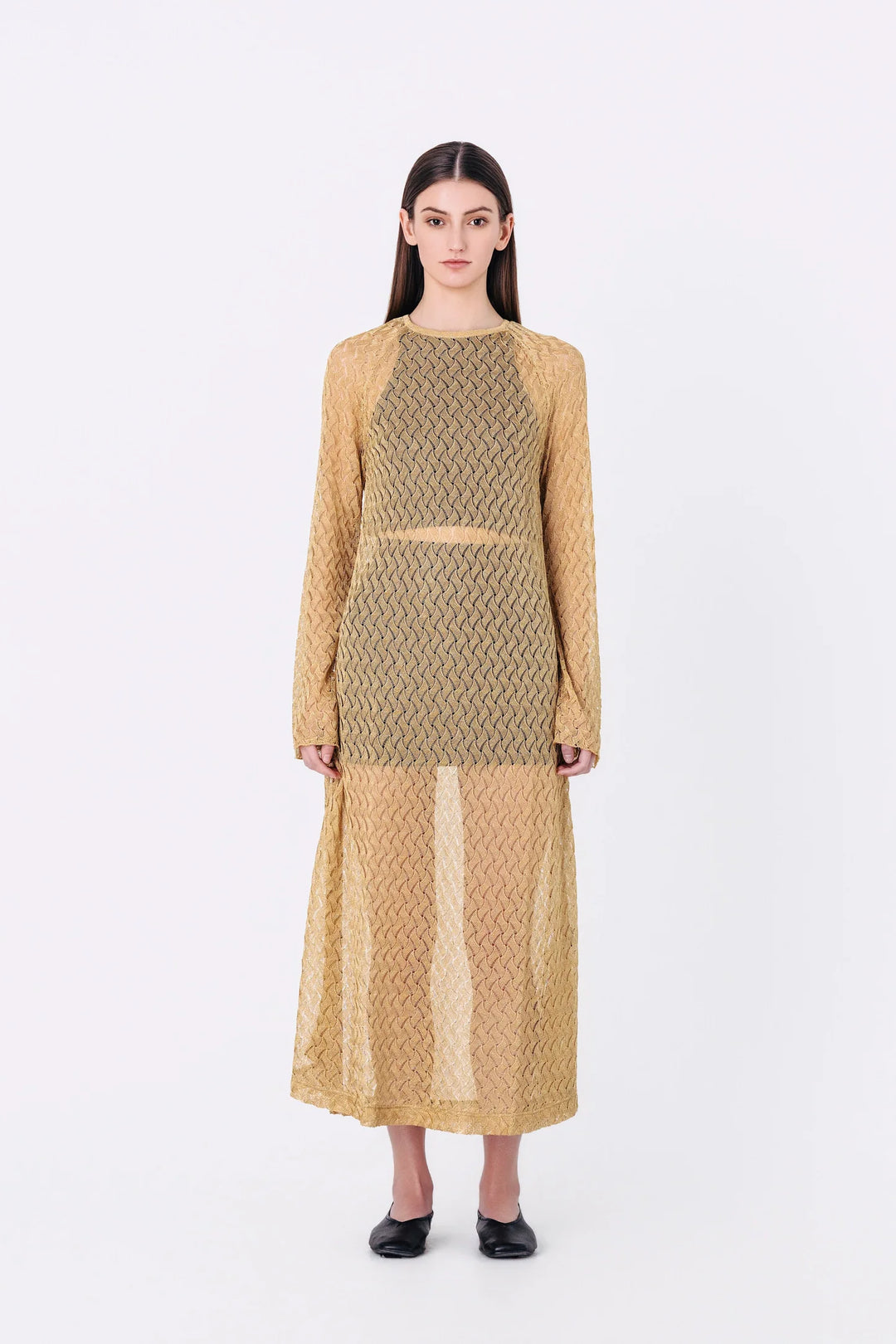 Magnea - MAGDALENDA DRESS / SPARKLING HONEY