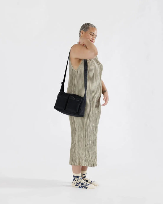 BAGGU Cargo Crossbody Bag, Black