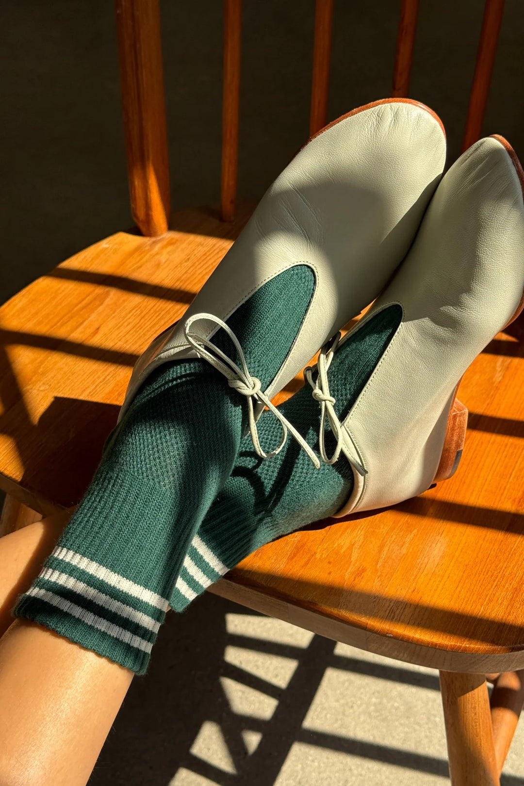 Girlfriend Socks, Hunter Green