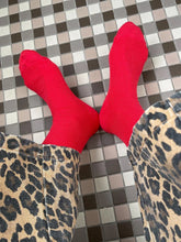 Load image into Gallery viewer, Trouser Socks, Lipstick Red