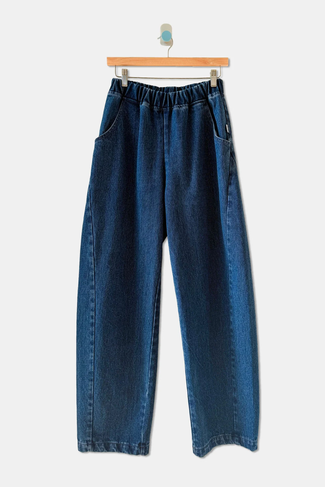 Long Arc Pants, Blue Denim