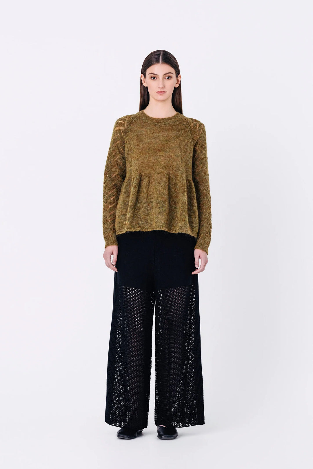 Magnea - AGNES SWEATER /OLIVE
