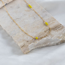 Load image into Gallery viewer, Chartreuse Delicate Dot Chain