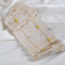 Load image into Gallery viewer, Chartreuse Delicate Dot Chain