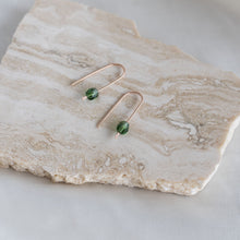 Load image into Gallery viewer, Emerald Pop Arch Earrings