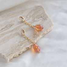 Load image into Gallery viewer, Pink Teardrop Cocktail Earrings