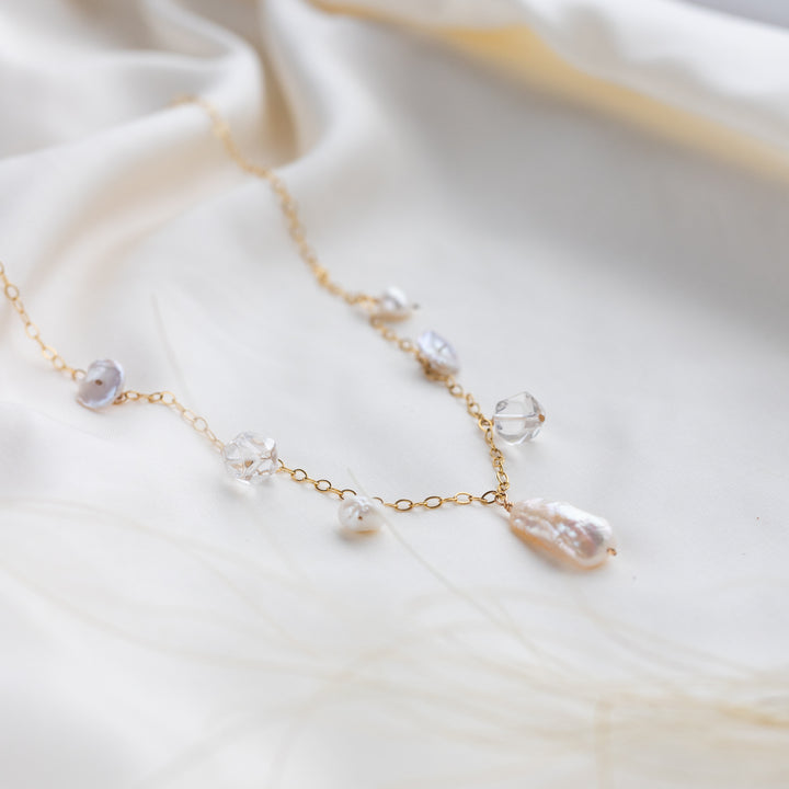 Gardenia Pearl Necklace