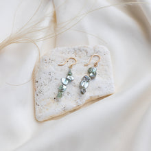 Load image into Gallery viewer, Sage Pearl Earrings