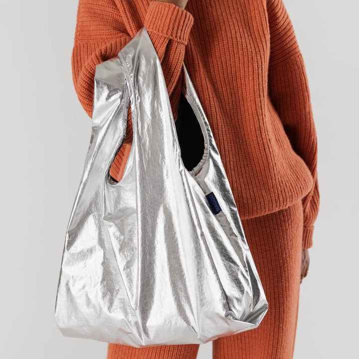 BAGGU Chrome Metallic