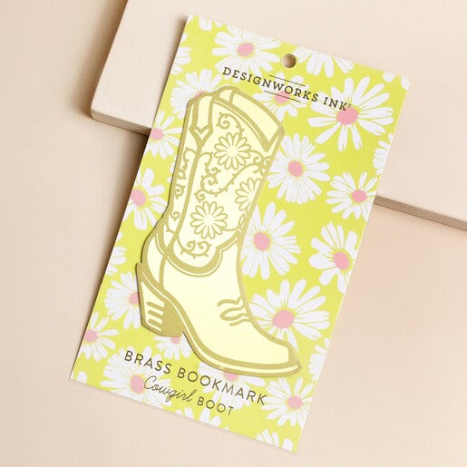 Metal Bookmark - Cowgirl Boot