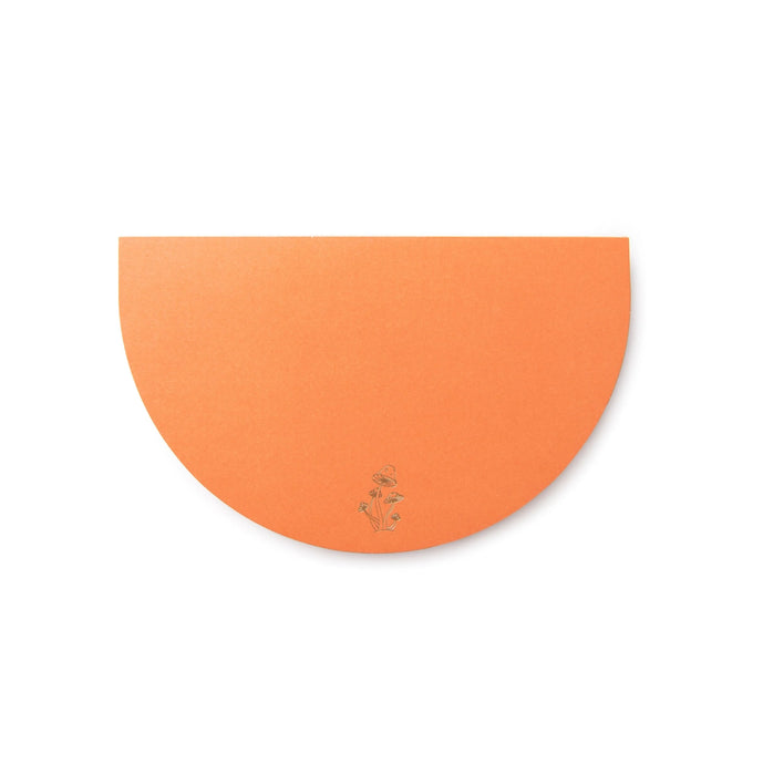 Half Moon Notepad, Mushroom