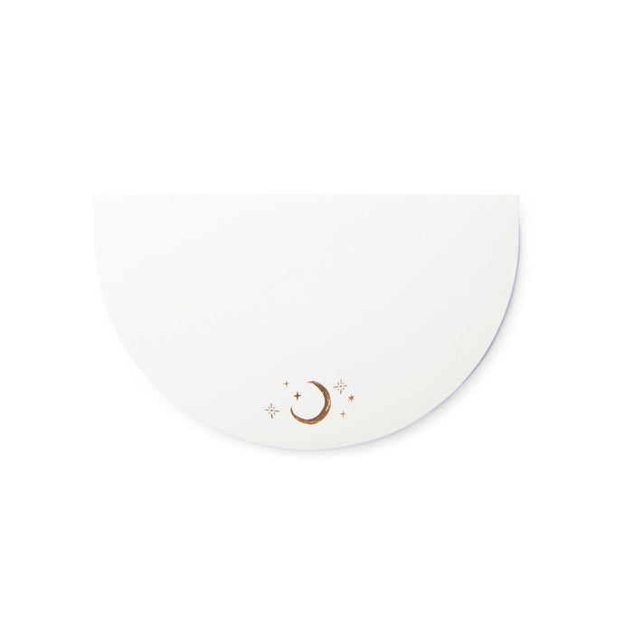 Half Moon Notepad, Celestial