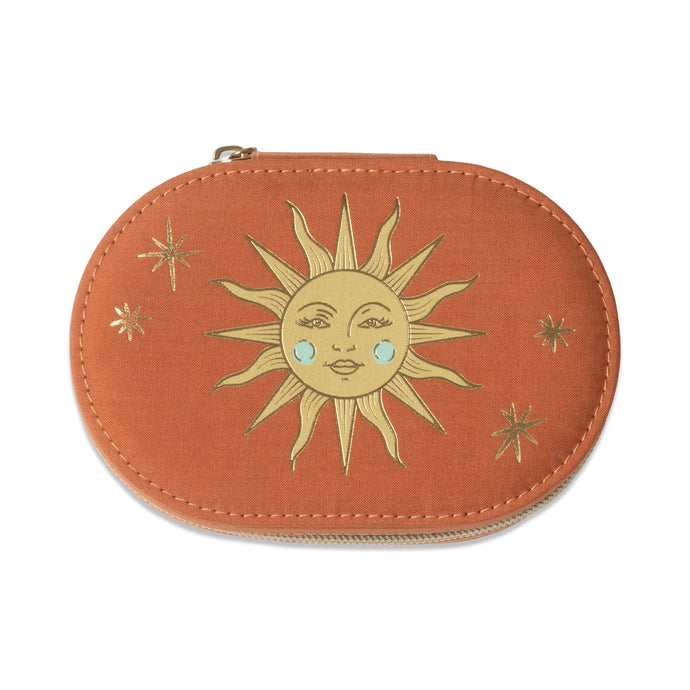 Forsala - Oval Jewellery Case, Terracotta Sun
