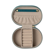 Load image into Gallery viewer, Forsala - Oval Jewellery Case, Teal Moon