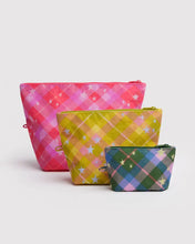 Load image into Gallery viewer, Forsala - BAGGU Go Pouch Set, Star Plaid