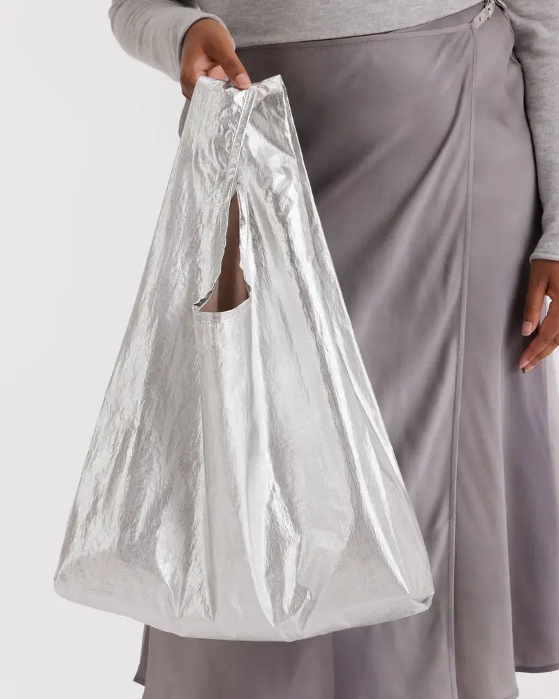 BAGGU Chrome Metallic